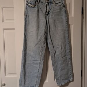 Old Navy Light Blue Wide-Leg Jeans